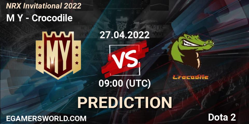 M Y vs Crocodile: Betting TIp, Match Prediction. 27.04.2022 at 09:23. Dota 2, NRX Invitational 2022