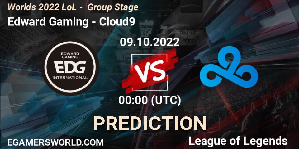 Edward Gaming vs Cloud9: Betting TIp, Match Prediction. 09.10.22. LoL, Worlds 2022 LoL - Group Stage