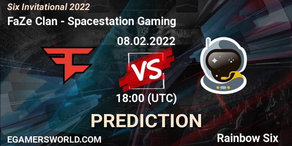 FaZe Clan vs Spacestation Gaming: Betting TIp, Match Prediction. 08.02.22. Rainbow Six, Six Invitational 2022