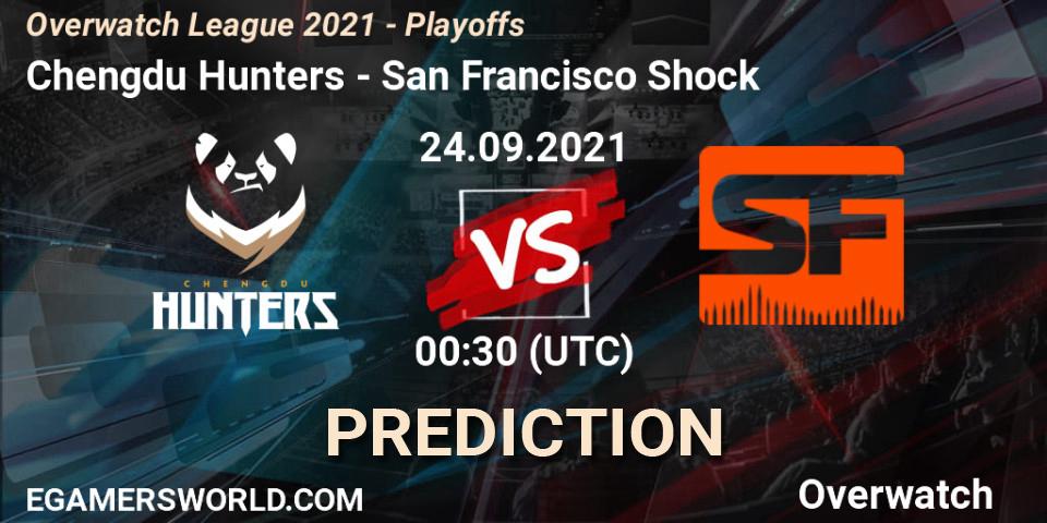 Chengdu Hunters vs San Francisco Shock: Betting TIp, Match Prediction. 24.09.21. Overwatch, Overwatch League 2021 - Playoffs