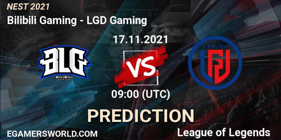LGD Gaming vs Bilibili Gaming: Betting TIp, Match Prediction. 17.11.2021 at 07:00. LoL, NEST 2021