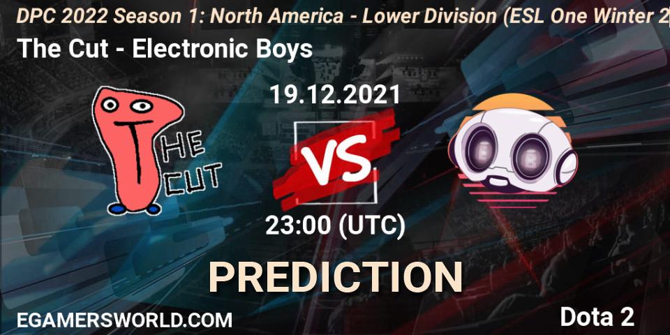 The Cut vs Electronic Boys: Betting TIp, Match Prediction. 19.12.21. Dota 2, DPC 2022 Season 1: North America - Lower Division (ESL One Winter 2021)