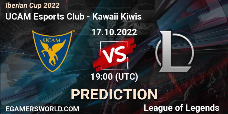 UCAM Esports Club vs Kawaii Kiwis: Betting TIp, Match Prediction. 17.10.2022 at 18:00. LoL, Iberian Cup 2022
