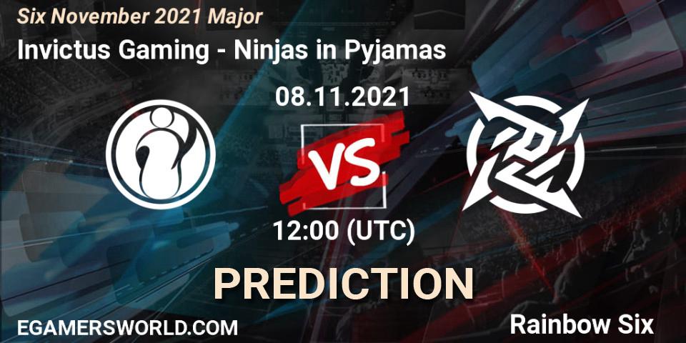 Ninjas in Pyjamas vs Invictus Gaming: Betting TIp, Match Prediction. 09.11.2021 at 19:30. Rainbow Six, Six Sweden Major 2021