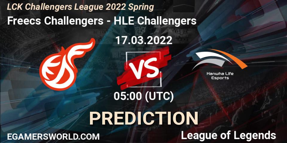 Freecs Challengers vs HLE Challengers: Betting TIp, Match Prediction. 17.03.22. LoL, LCK Challengers League 2022 Spring