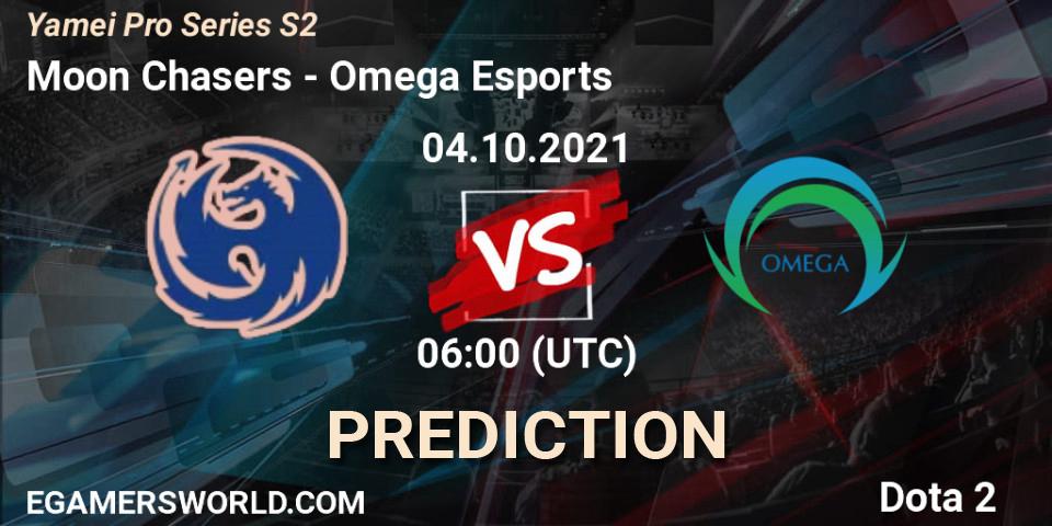 Moon Chasers vs Omega Esports: Betting TIp, Match Prediction. 04.10.21. Dota 2, Yamei Pro Series S2