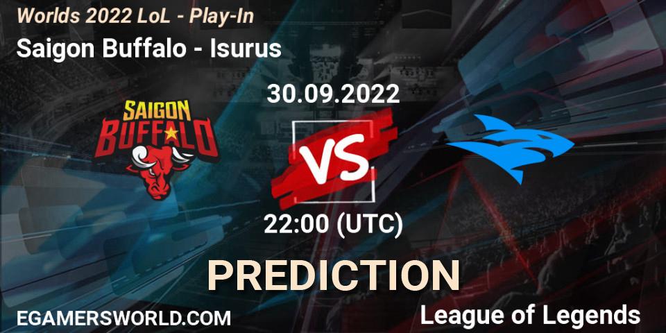 Saigon Buffalo vs Isurus: Betting TIp, Match Prediction. 30.09.2022 at 22:00. LoL, Worlds 2022 LoL - Play-In