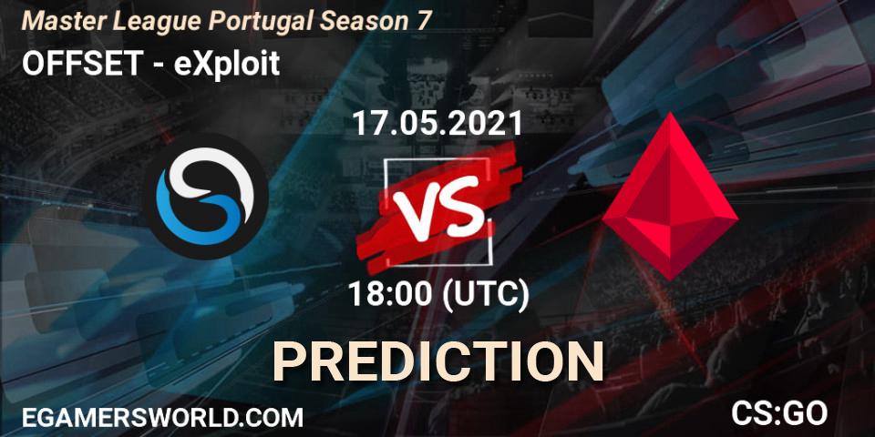 OFFSET vs eXploit: Betting TIp, Match Prediction. 17.05.21. CS2 (CS:GO), Master League Portugal Season 7