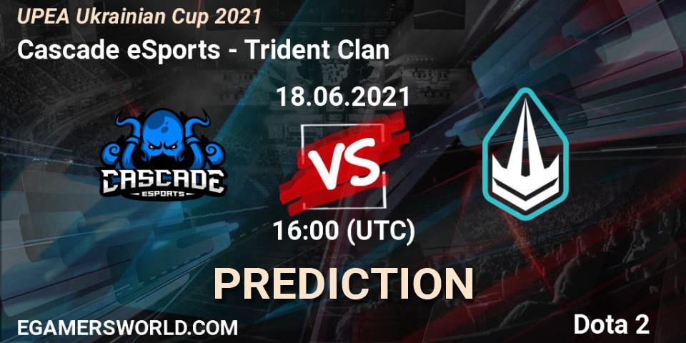Cascade eSports vs Trident Clan: Betting TIp, Match Prediction. 18.06.21. Dota 2, UPEA Ukrainian Cup 2021