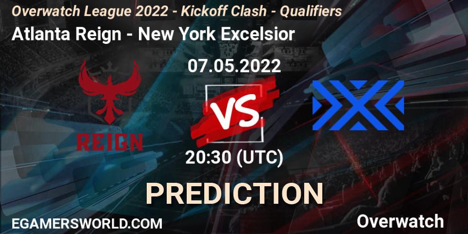 Atlanta Reign vs New York Excelsior: Betting TIp, Match Prediction. 07.05.22. Overwatch, Overwatch League 2022 - Kickoff Clash - Qualifiers