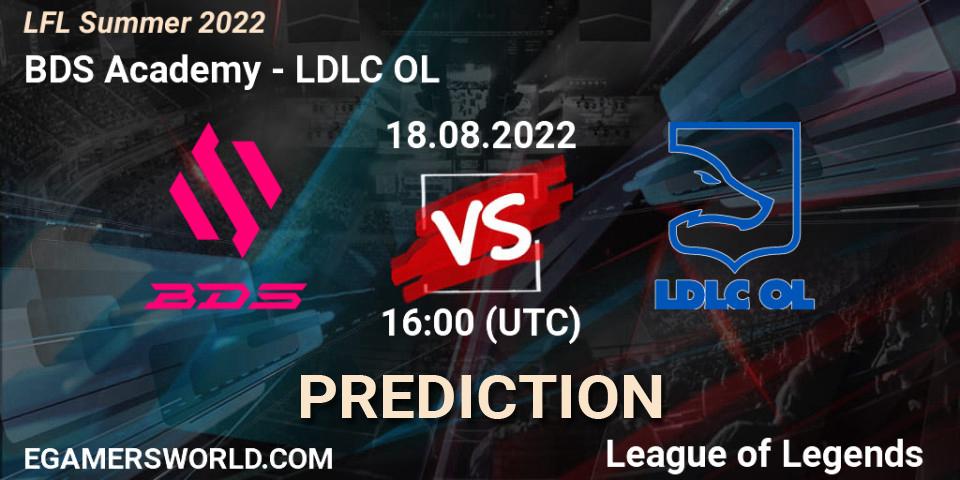BDS Academy vs LDLC OL: Betting TIp, Match Prediction. 18.08.22. LoL, LFL Summer 2022