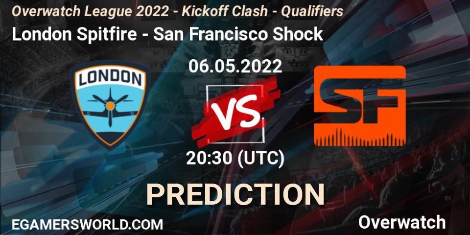 London Spitfire vs San Francisco Shock: Betting TIp, Match Prediction. 06.05.22. Overwatch, Overwatch League 2022 - Kickoff Clash - Qualifiers