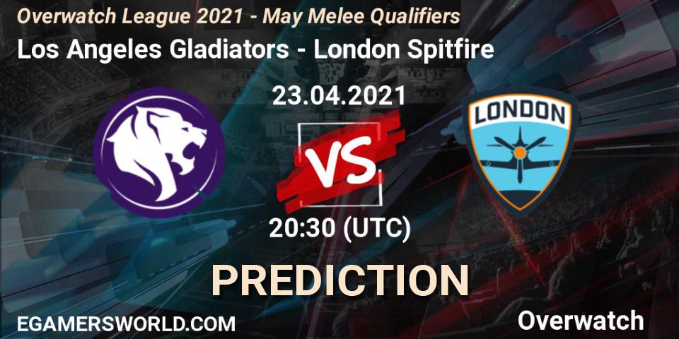 Los Angeles Gladiators vs London Spitfire: Betting TIp, Match Prediction. 23.04.21. Overwatch, Overwatch League 2021 - May Melee Qualifiers