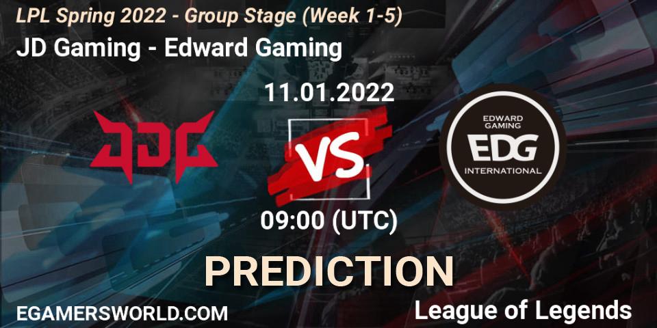 JD Gaming vs Edward Gaming: Betting TIp, Match Prediction. 11.01.22. LoL, LPL Spring 2022 - Group Stage (Week 1-5)