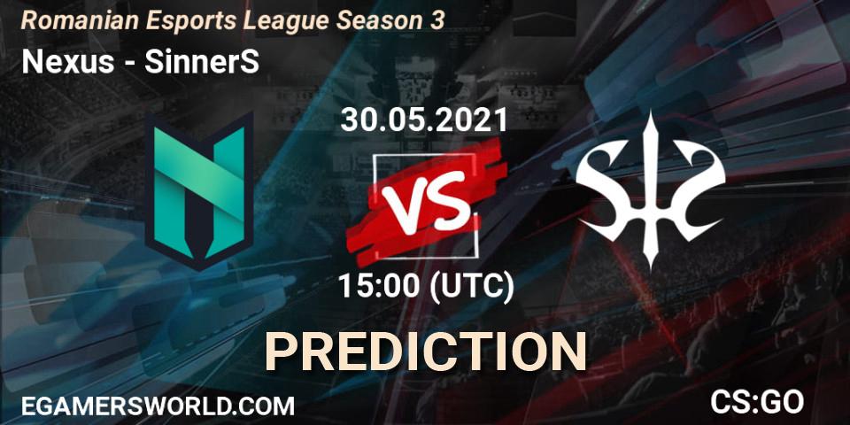 Nexus vs SinnerS: Betting TIp, Match Prediction. 30.05.21. CS2 (CS:GO), Romanian Esports League Season 3