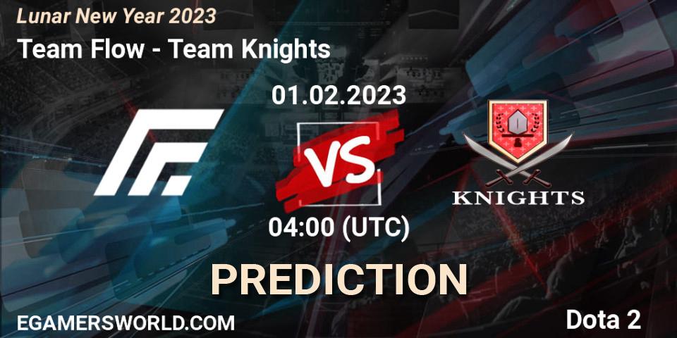 Team Flow vs Team Knights: Betting TIp, Match Prediction. 01.02.23. Dota 2, Lunar New Year 2023