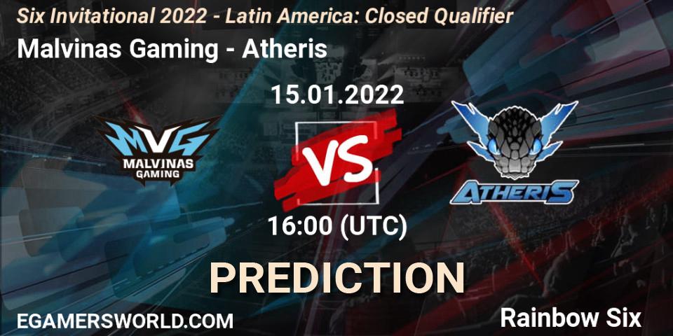 Malvinas Gaming vs Atheris: Betting TIp, Match Prediction. 15.01.2022 at 16:00. Rainbow Six, Six Invitational 2022 - Latin America: Closed Qualifier