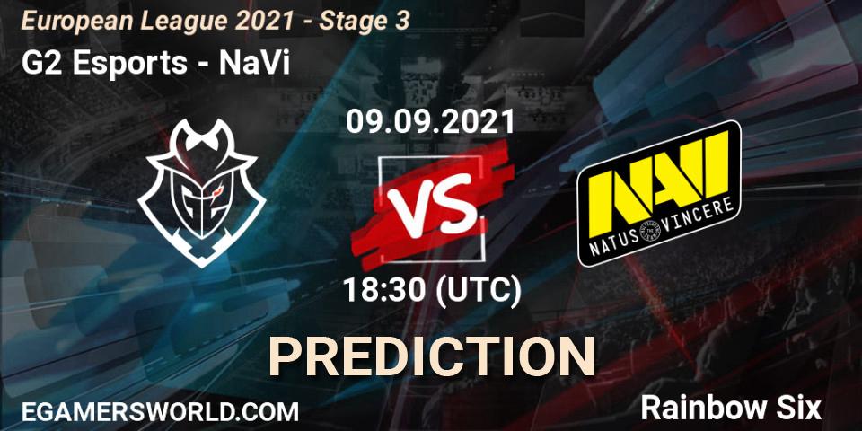 G2 Esports vs NaVi: Betting TIp, Match Prediction. 09.09.21. Rainbow Six, European League 2021 - Stage 3