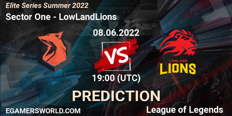 Sector One vs LowLandLions: Betting TIp, Match Prediction. 08.06.22. LoL, Elite Series Summer 2022