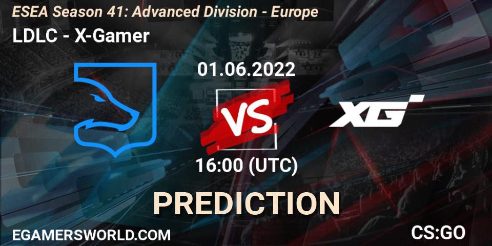LDLC vs X-Gamer: Betting TIp, Match Prediction. 01.06.22. CS2 (CS:GO), ESEA Season 41: Advanced Division - Europe