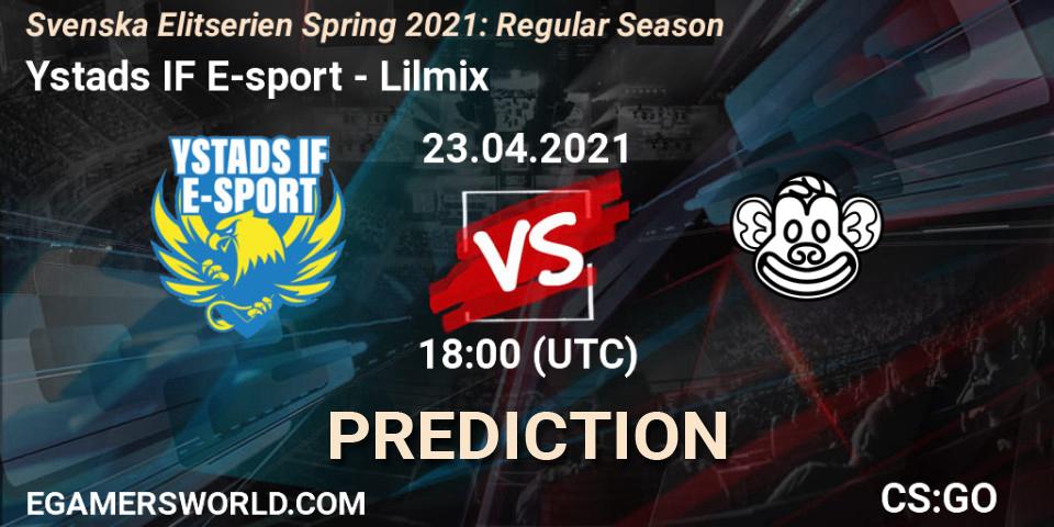 Ystads IF E-sport vs Lilmix: Betting TIp, Match Prediction. 23.04.21. CS2 (CS:GO), Svenska Elitserien Spring 2021: Regular Season