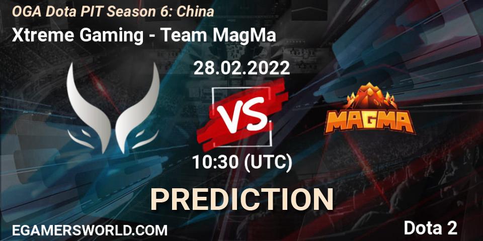 Xtreme Gaming vs Team MagMa: Betting TIp, Match Prediction. 28.02.22. Dota 2, OGA Dota PIT Season 6: China