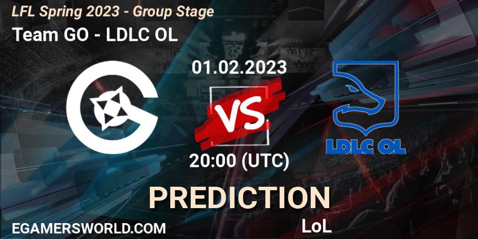 Team GO vs LDLC OL: Betting TIp, Match Prediction. 01.02.23. LoL, LFL Spring 2023 - Group Stage