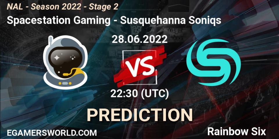Spacestation Gaming vs Susquehanna Soniqs: Betting TIp, Match Prediction. 28.06.22. Rainbow Six, NAL - Season 2022 - Stage 2
