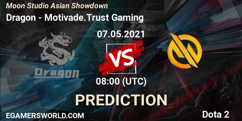 Dragon vs Motivade.Trust Gaming: Betting TIp, Match Prediction. 07.05.2021 at 08:19. Dota 2, Moon Studio Asian Showdown