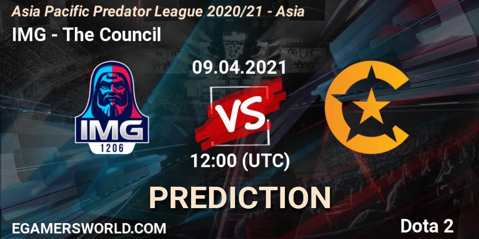 IMG vs The Council: Betting TIp, Match Prediction. 09.04.21. Dota 2, Asia Pacific Predator League 2020/21 - Asia