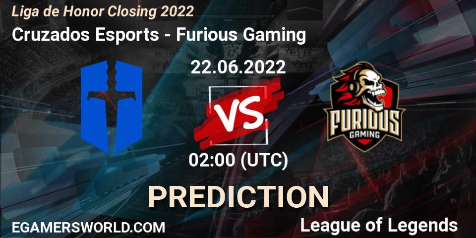 Cruzados Esports vs Furious Gaming: Betting TIp, Match Prediction. 22.06.22. LoL, Liga de Honor Closing 2022