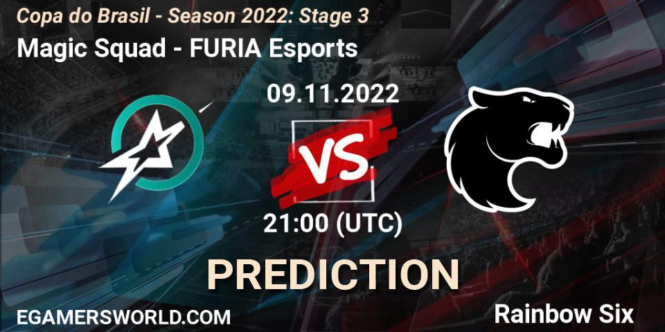Magic Squad vs FURIA Esports: Betting TIp, Match Prediction. 09.11.22. Rainbow Six, Copa do Brasil - Season 2022: Stage 3