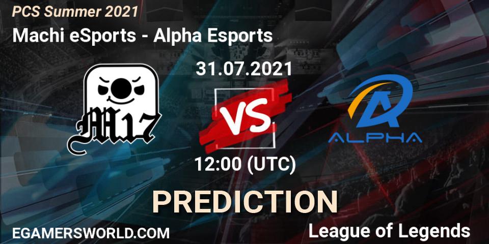 Machi eSports vs Alpha Esports: Betting TIp, Match Prediction. 31.07.21. LoL, PCS Summer 2021