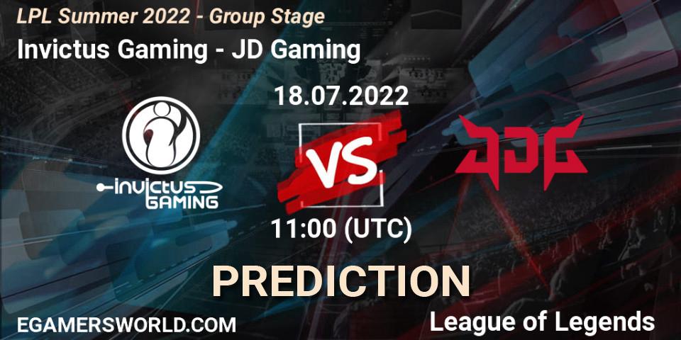 Invictus Gaming vs JD Gaming: Betting TIp, Match Prediction. 18.07.22. LoL, LPL Summer 2022 - Group Stage