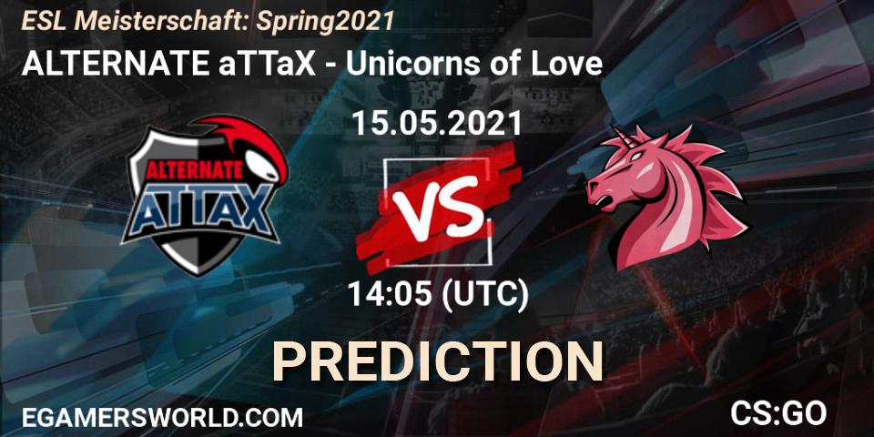 ALTERNATE aTTaX vs Unicorns of Love: Betting TIp, Match Prediction. 15.05.21. CS2 (CS:GO), ESL Meisterschaft: Spring 2021