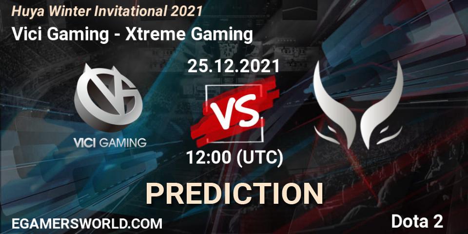 Vici Gaming vs Xtreme Gaming: Betting TIp, Match Prediction. 25.12.21. Dota 2, Huya Winter Invitational 2021