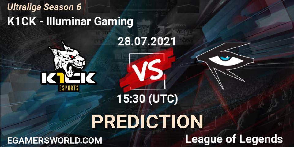 K1CK vs Illuminar Gaming: Betting TIp, Match Prediction. 28.07.21. LoL, Ultraliga Season 6