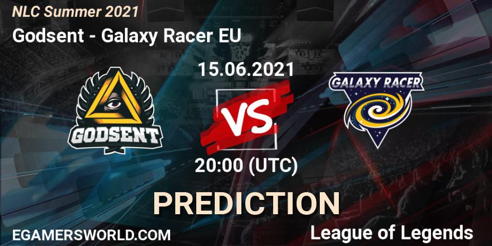 Godsent vs Galaxy Racer EU: Betting TIp, Match Prediction. 15.06.2021 at 20:00. LoL, NLC Summer 2021