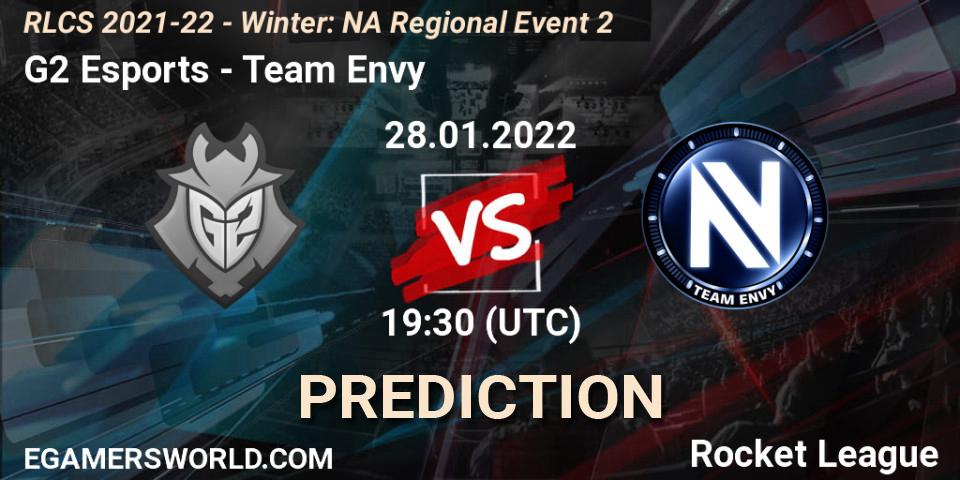 G2 Esports vs Team Envy: Betting TIp, Match Prediction. 28.01.2022 at 19:30. Rocket League, RLCS 2021-22 - Winter: NA Regional Event 2