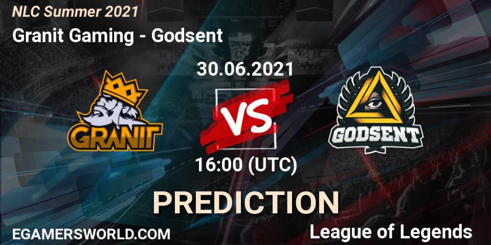 Granit Gaming vs Godsent: Betting TIp, Match Prediction. 30.06.21. LoL, NLC Summer 2021