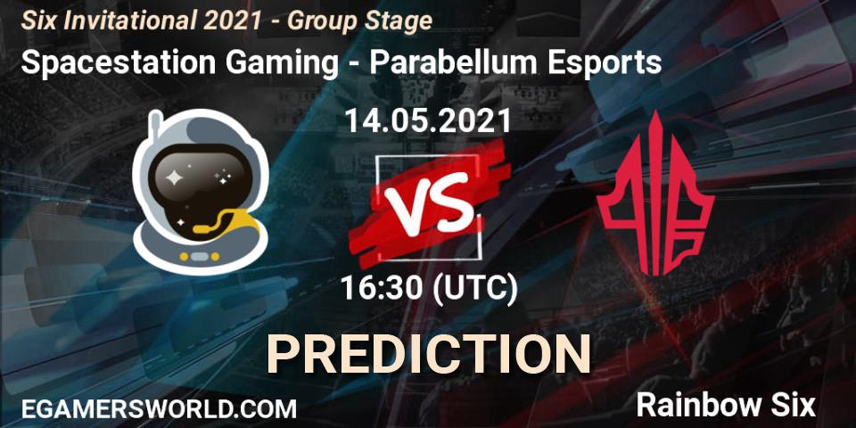Spacestation Gaming vs Parabellum Esports: Betting TIp, Match Prediction. 14.05.2021 at 17:30. Rainbow Six, Six Invitational 2021 - Group Stage