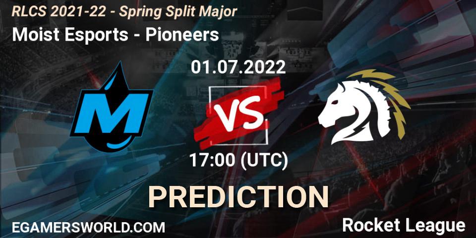 Moist Esports vs Pioneers: Betting TIp, Match Prediction. 01.07.2022 at 15:00. Rocket League, RLCS 2021-22 - Spring Split Major