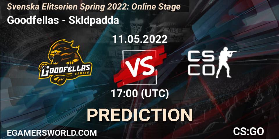 Goodfellas vs Sköldpadda: Betting TIp, Match Prediction. 11.05.22. CS2 (CS:GO), Svenska Elitserien Spring 2022: Online Stage