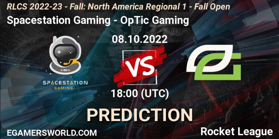 Spacestation Gaming vs OpTic Gaming: Betting TIp, Match Prediction. 08.10.2022 at 18:00. Rocket League, RLCS 2022-23 - Fall: North America Regional 1 - Fall Open