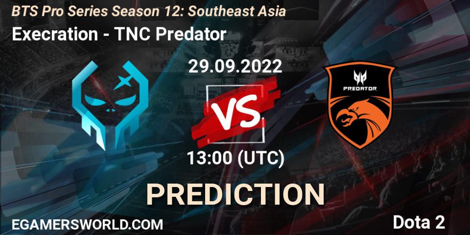 Execration vs TNC Predator: Betting TIp, Match Prediction. 29.09.22. Dota 2, BTS Pro Series Season 12: Southeast Asia