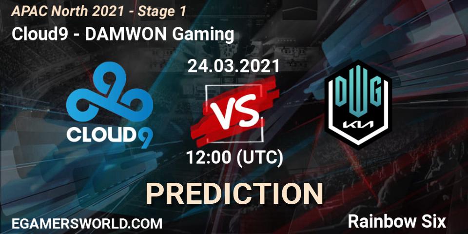 Cloud9 vs DAMWON Gaming: Betting TIp, Match Prediction. 24.03.2021 at 12:00. Rainbow Six, APAC North 2021 - Stage 1