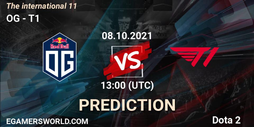 OG vs T1: Betting TIp, Match Prediction. 08.10.2021 at 14:36. Dota 2, The Internationa 2021