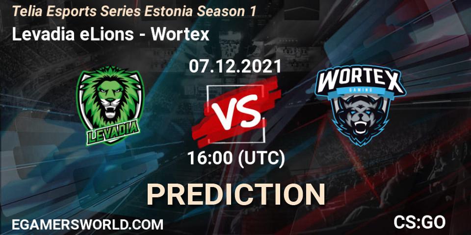 Levadia eLions vs Wortex: Betting TIp, Match Prediction. 07.12.21. CS2 (CS:GO), Telia Esports Series Estonia Season 1