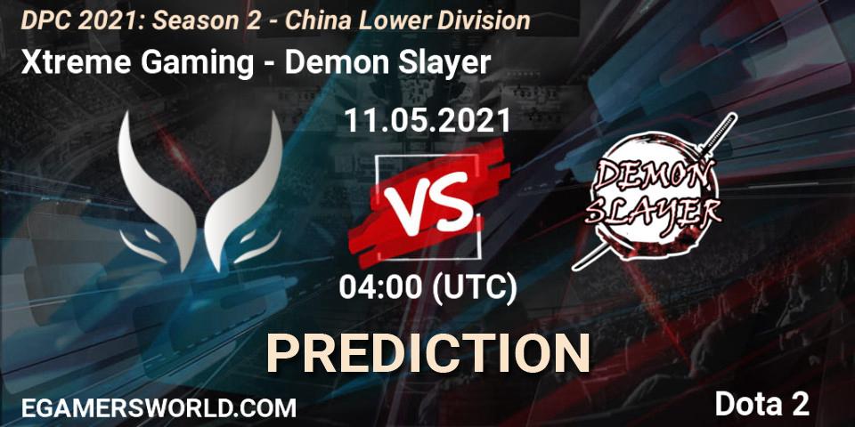 Xtreme Gaming vs Demon Slayer: Betting TIp, Match Prediction. 11.05.2021 at 03:56. Dota 2, DPC 2021: Season 2 - China Lower Division