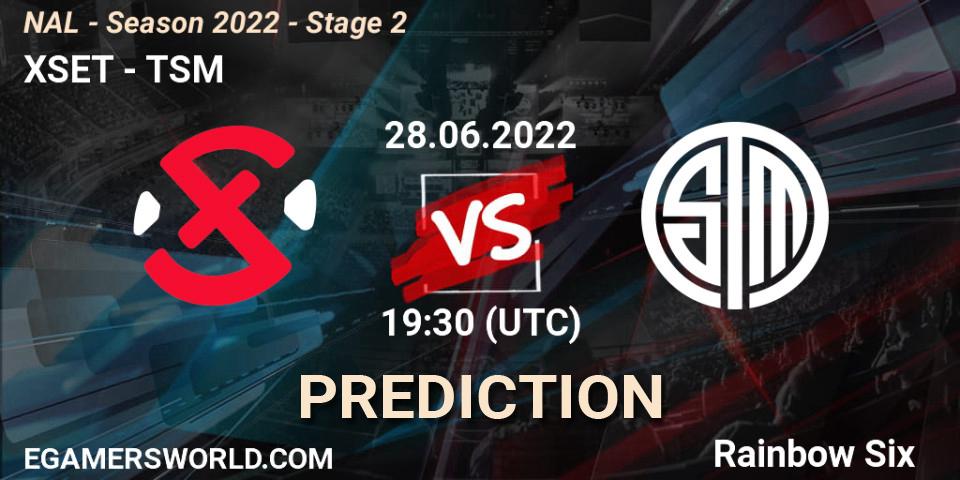 XSET vs TSM: Betting TIp, Match Prediction. 28.06.22. Rainbow Six, NAL - Season 2022 - Stage 2